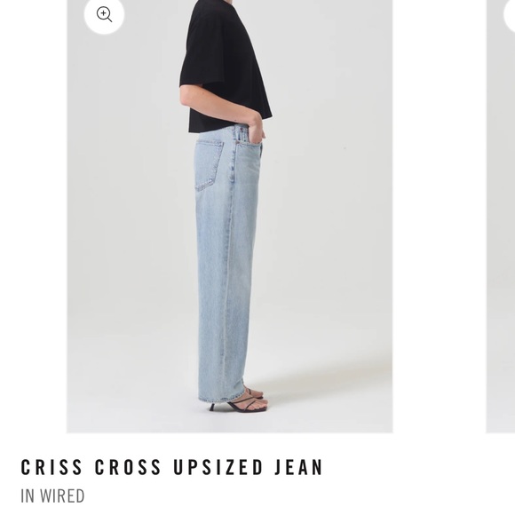 NWT AGOLDE CRISS CROSS UPSIZED JEAN
IN WIRED size 30 - Picture 10 of 10